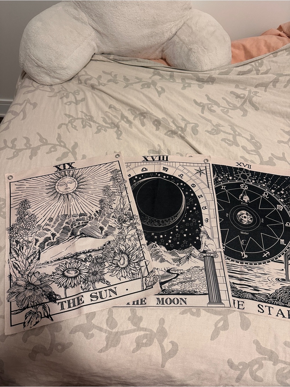 urban outfitters sun moon star tarot wall decor small tapestry